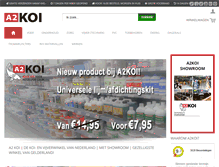 Tablet Screenshot of a2koi.nl